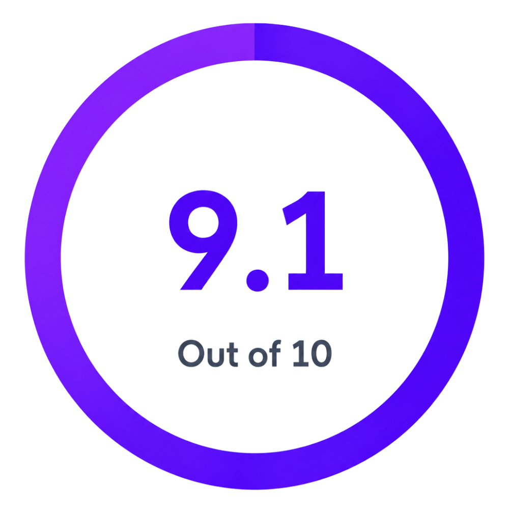 ratings 9.1 out of 10